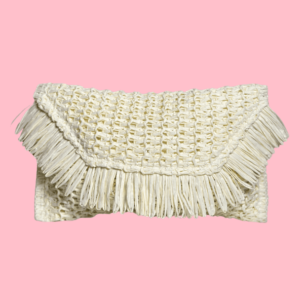 Island Straw Clutch - Image 8