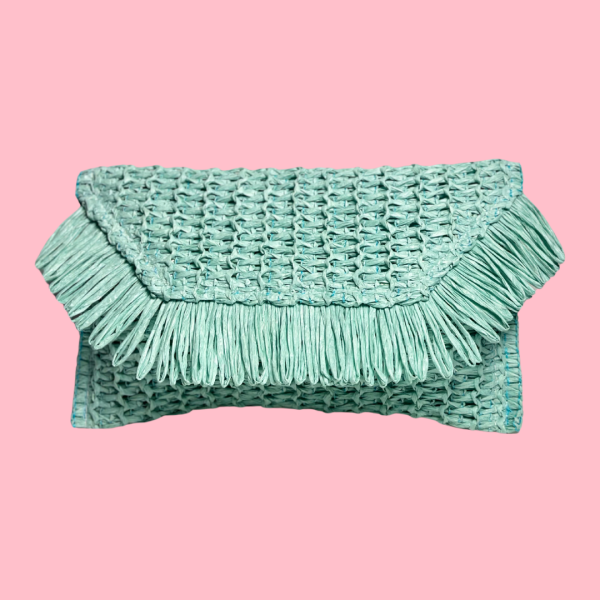 Island Straw Clutch - Image 4