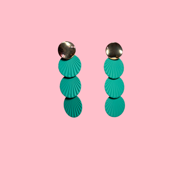 Circle Drop Earrings - Image 2