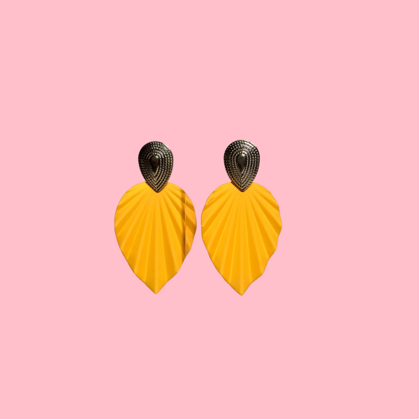 Colorful Leaf Earrings - Image 2