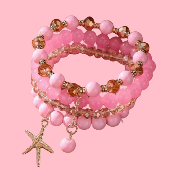 Pink Love Bracelet Set - Image 4