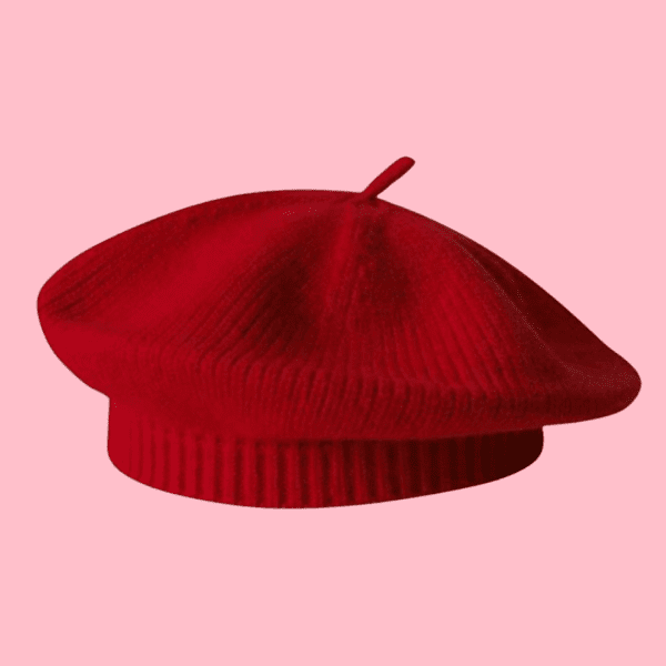 The Merlot Knit Beret